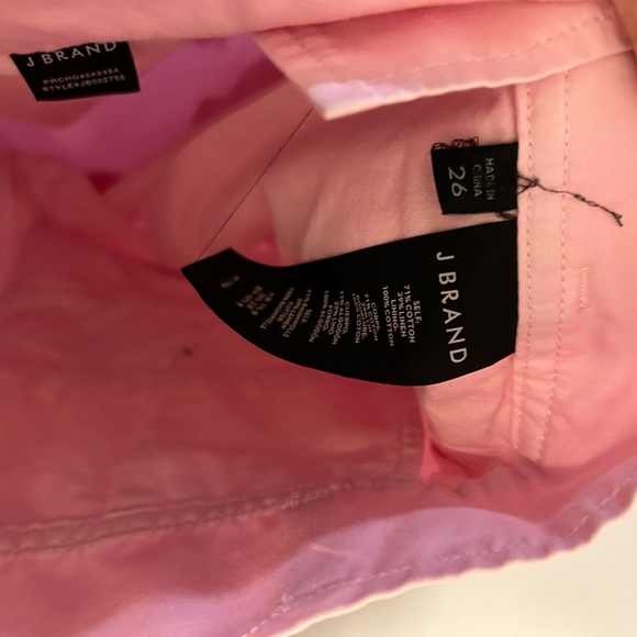 J Brand Pink Cuffed Pleated Pants - Picture 9 of 10